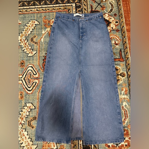 Vintage Gap Denim Maxi Skirt - Picture 1 of 4